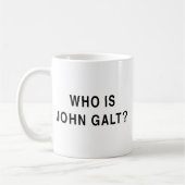 Wie is John Galt? Koffiemok (Links)