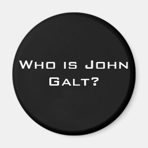 Wie is John Galt? Magneet