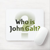 Wie is John Galt? Muismat (Met muis)