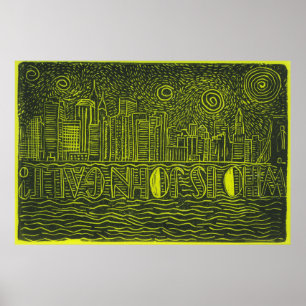 Wie is John Galt... New York City Skyline Poster