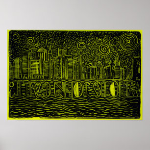 Wie is John Galt... New York City Skyline Poster
