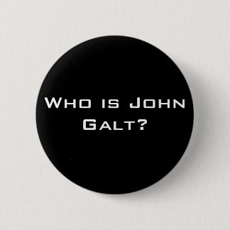 Wie is John Galt? Ronde Button 5,7 Cm