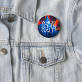 Wie is John Galt? Ronde Button 5,7 Cm (In situ)