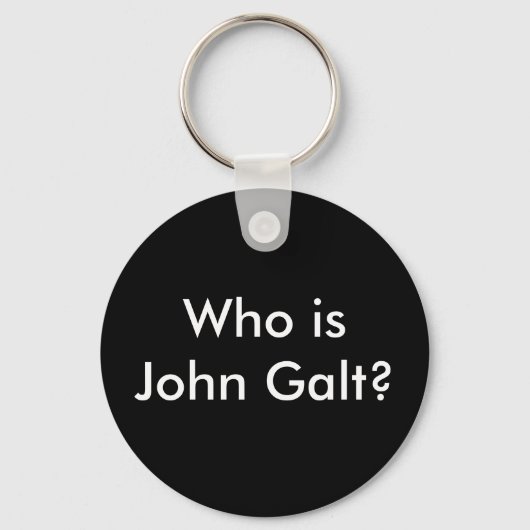 Wie is John Galt? sleutelhanger? Sleutelhanger (Voorkant)