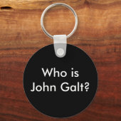 Wie is John Galt? sleutelhanger? Sleutelhanger (Voorkant)