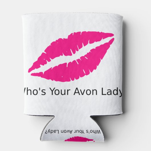 Wie is jouw Avon Lady Lips? Blikjeskoeler (Achterkant)
