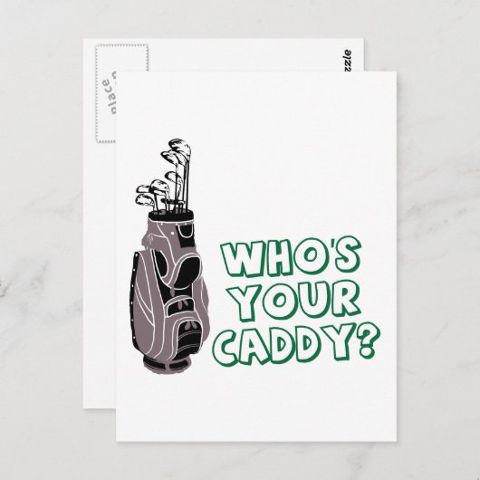 Wie is jouw Caddy? Briefkaart (Voorkant / Achterkant)