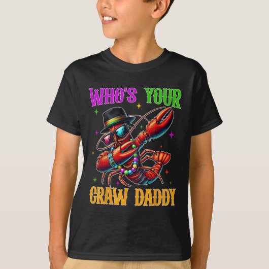 Wie is jouw Craw Daddy Gras Gras Dabbing Car T-shirt (Voorkant)