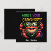 Wie is jouw Crawdaddy Crawfish Gras Kaart (Voorkant / Achterkant)