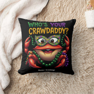 Wie is jouw Crawdaddy Crawfish Gras Kussen
