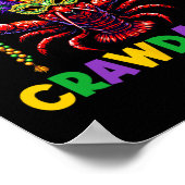 Wie is jouw Crawdaddy Crawfish Jester Masker Krale Poster (Hoek)