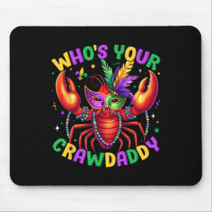Wie is jouw Crawdaddy Crawfish kralen Mardi Gras a Muismat