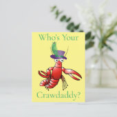 Wie is jouw Crawdaddy? Donder_Cove Briefkaart (Staand voorkant)