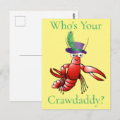 Wie is jouw Crawdaddy? Donder_Cove Briefkaart (Voorkant / Achterkant)