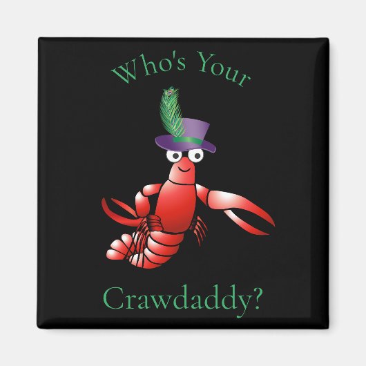 Wie is jouw Crawdaddy? Donder_Cove Magneet (Voorkant)