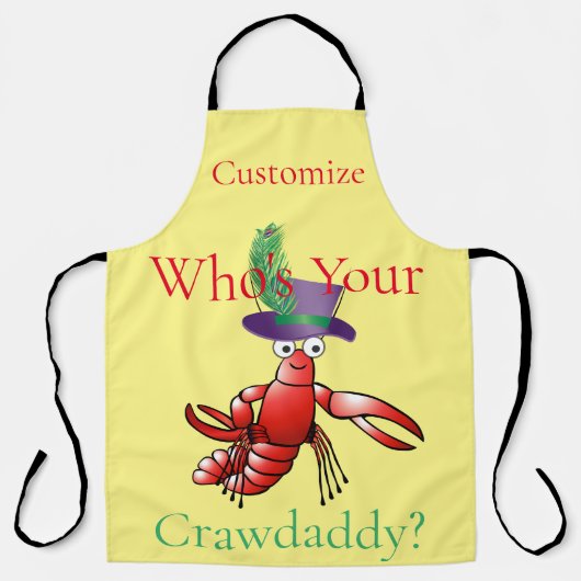Wie is jouw Crawdaddy? Donder_Cove Schort (Voorkant)