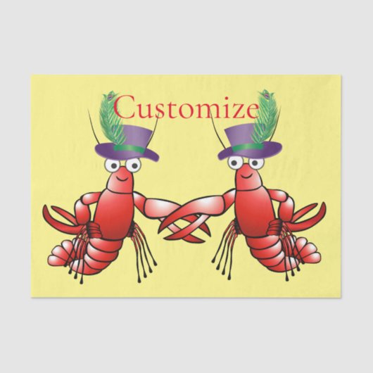 Wie is jouw Crawdaddy? Donder_Cove Tissuepapier (Voorkant)