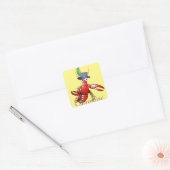 Wie is jouw Crawdaddy? Donder_Cove Vierkante Sticker (Envelop)