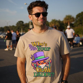 Wie is jouw Crawdaddy Funny Crawdad Crayfish Punny T-shirt