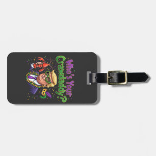 Wie is jouw Crawdaddy? Grappig Trump Mardi Gras Bagagelabel