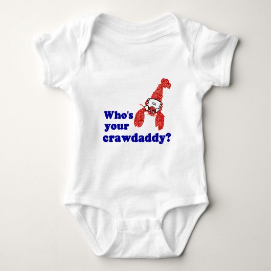 Wie is jouw Crawpapa? Romper (Voorkant)
