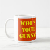Wie is jouw Gunny? KoffieMok (Links)