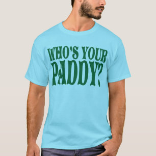 Wie is jouw padie-shirt? t-shirt