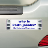 Wie is Keith Jacobs bumper sticker (On Car)