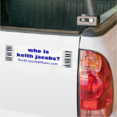 Wie is Keith Jacobs bumper sticker (On Truck)
