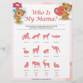 Wie is mijn mama [Teddy Bears] Briefhoofd