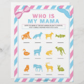 Wie is mijn moeder [Geslachtsverrassing] Briefhoofd (Voorkant / Achterkant)