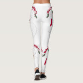 Wie is Naughty geweest?  kerstman Leggings (Achterkant)
