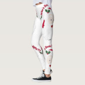 Wie is Naughty geweest?  kerstman Leggings (Links)