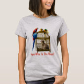 Wie is nu de baas? t-shirt (Voorkant)