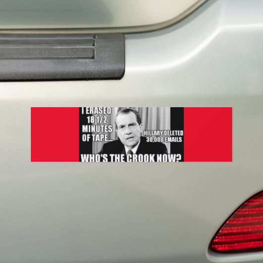 WIE IS NU DE KROOK? BUMPERSTICKER (Op auto)