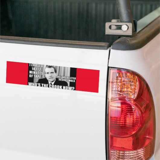 WIE IS NU DE KROOK? BUMPERSTICKER (Op Truck)