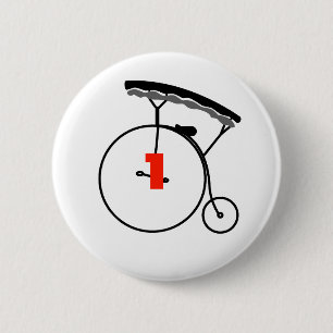 Wie is nummer 1? ronde button 5,7 cm