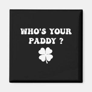 Wie is paddy shamrock grappig St. Patrick's Day Ie Magneet
