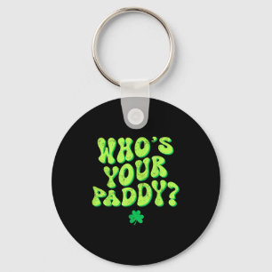 Wie is paddy shamrock grappige st. patricksdag Ier Sleutelhanger