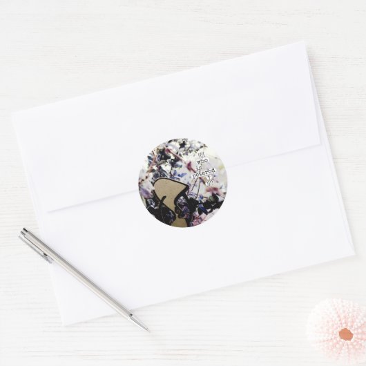 Wie is peterbed ronde sticker (Envelop)