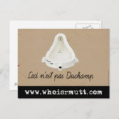 Wie is R. Mutt? Briefkaart (mauriciocordero.com) (Voorkant / Achterkant)