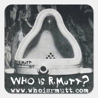 Wie is R. Mutt "Fontaine" Sticker