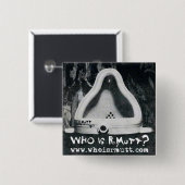 Wie is R. Mutt? Knoop Vierkante Button 5,1 Cm (Voorkant /achterkant)