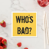 Wie is slecht? cocktailservet servetten (Insitu)