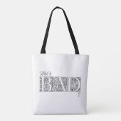 Wie is slecht? tote bag (Achterkant)
