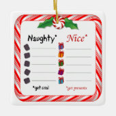 Wie is stout of mooi Ornament (Voorkant)