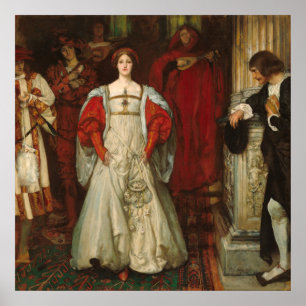 Wie is Sylvia, Edwin Austin Abbey Fine Art Poster? Poster