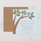 Wie is verliefd Uil Bruiloft Kaart (Voorkant / Achterkant)