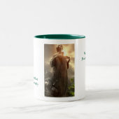 Wie is waardig tweekleurige koffiemok (Center)