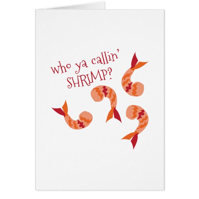 Wie is Ya Callin' SHRIMP? (Voorkant)